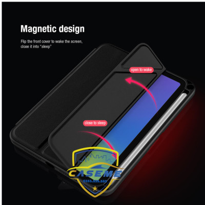 Bao Da Dành Cho iPad Mini 6/Mini 7 Bevel Leather Case Chính Hãng Nillkin - Hàng Nhập Khẩu