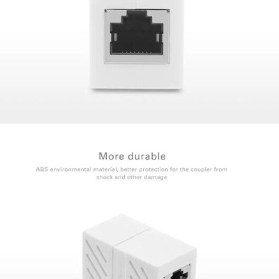 Ugreen UG20311NW114TK Màu Trắng Đầu nối dài dây mạng CAT6 cao cấp - HÀNG CHÍNH HÃNG