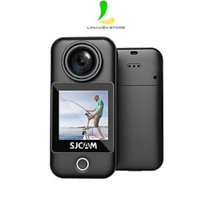 Camera hành trình SJCAM C300 Pocket 4K 30FPS WiFi 5GHz/2.4GHz - Máy quay hành động màn hình cảm ứng, kháng nước 30M - Hàng nhập khẩu