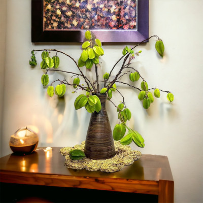 Bình hoa lọ hoa men mộc gốm sứ Bát Tràng