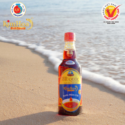 Nước mắm cốt Kim Hoa Phú Quốc 40 đạm chai 520ml