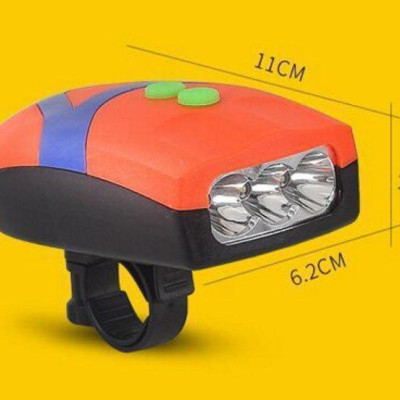 Đèn Chiếu Sáng Kiêm Còi Dành Cho Xe Đạp