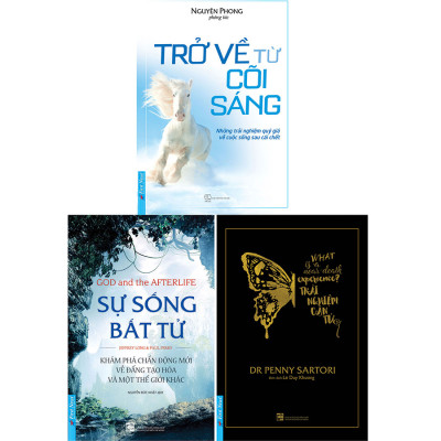 Combo 3 Cuốn Giải Mã Sự Sống Gồm: Trải Nghiệm Cận Tử + Mật Mã Sự Sống + Trở Về Cõi Sáng (Tái Bản)