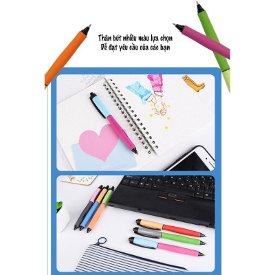 Hộp 10 Bút bi gel STABILO Palette 268 XF 0.5mm (GP268XF/10) - Đỏ