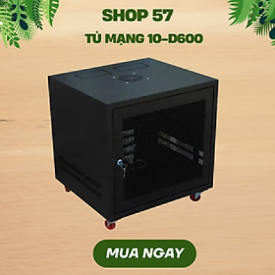 Tủ Mạng 10UD600 Famrack – Tủ Rack 10U Hàng Chính Hãng, Chuẩn 19” – Dùng Cho Thiết Bị Mạng, Camera