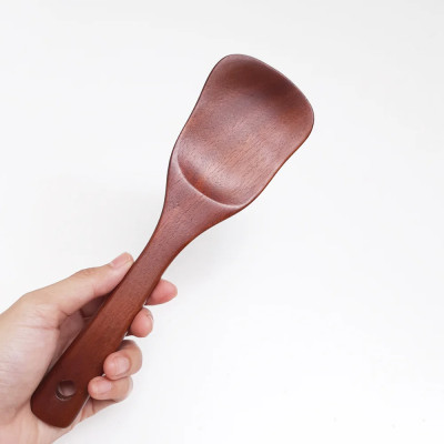 Muôi sạn xới cơm bằng gỗ Rose Wood LocknLock F00085, Hàng chính hãng, gọn nhẹ, đầu vuông - JoyMall