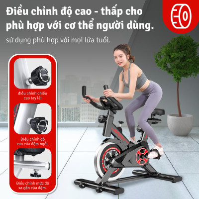 BG- BLUETOOTH-Xe đạp tập thể thao đa năng trong nhà SPINING BIKE ELITE 02 - 4800258 mới (hàng nhập khẩu)