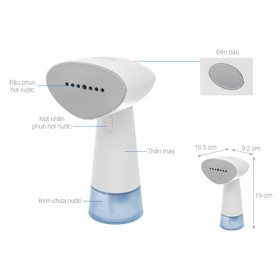 Bàn là, bàn ủi hơi nước cầm tay du lịch Philips STH1000, công suất 980W, bảo hành 2 năm | Hàng Chính Hãng