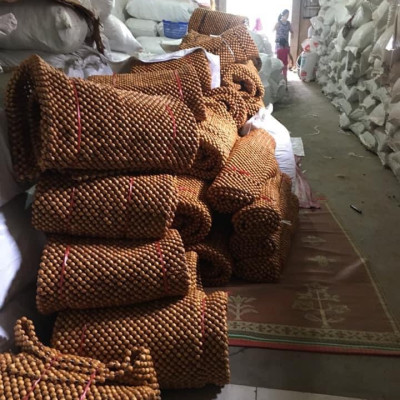 Chiếu Hạt Gỗ Mun kích thước 1,8mx2m - Chiếu gỗ Mian ( video , hình thật )