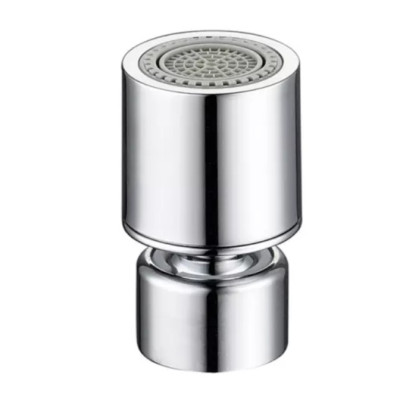 Đầu Vòi Tăng Áp Xoay 360 Độ Tiết Kiệm Nước - Đầu Vòi Đồng Mạ Chrome Sáng Bóng