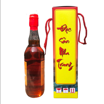 Nước mắm nguyên chất YaTrang 1000ml - Cốt nhỉ cá cơm than, ủ 18 tháng, chai thủy tinh