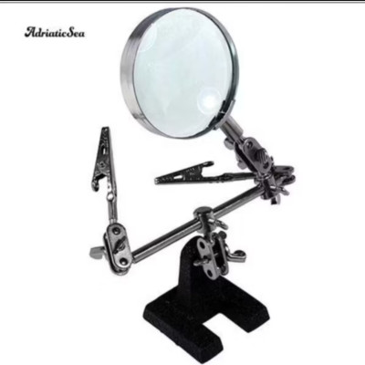 GIÁ KẸP HÀN LINH KIỆN ĐIỆN TỬ CÓ KÍNH LÚP CAO CẤP THUẬN TIỆN CHO MỌI 