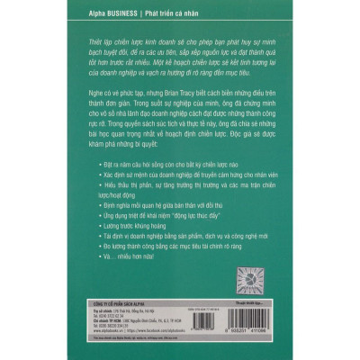 Thuật thiết lập chiến lược kinh doanh (Tái bản 2018) - Bản Quyền