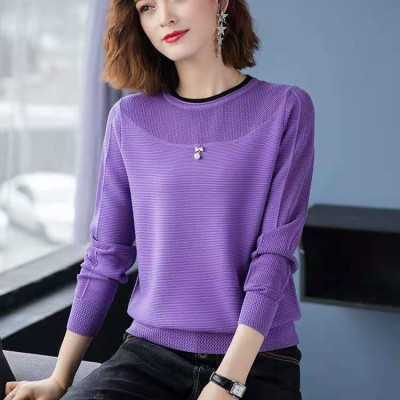 Áo len nữ trung niên cho mẹ cho bà kiểu dáng nhẹ nhàng, nhã nhặn Al18