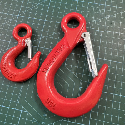 Móc cẩu chốt xích ABG khóa an toàn dùng trong nâng hạ, di chuyển vận tải, hải cảng, công trường