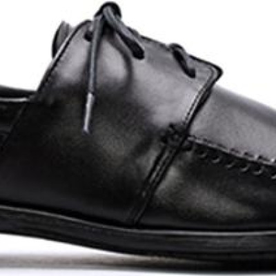 Giày Tây Nam Da Bò Huy Hoàng HT7109 - Đen