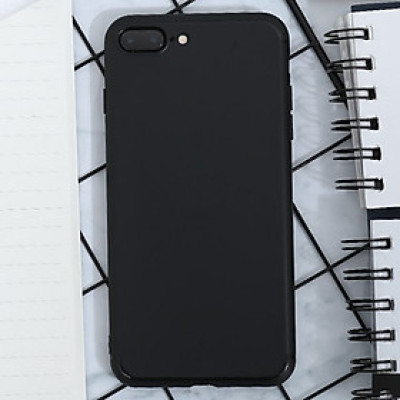 Ốp lưng silicon case cho iPhone 7 Plus , 8 Plus chống bám bẩn mặt lưng siêu mềm mịn, có gờ bảo vệ camera - hàng nhập khẩu