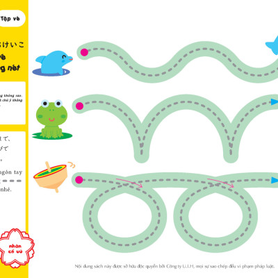 SÁCH TIẾNG NHẬT CHO TRẺ 4-6 TUỔI _ Vui học Hiragana (4~6 tuổi)