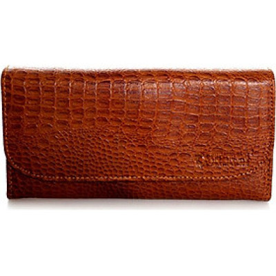 Ví nữ da bò vân cá sấu bấm nút nhiều màu Huy Hoàng HT3108-09-10