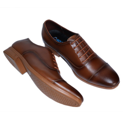  Giày tây nam Huy Hoàng cột dây màu đen, nâu đất, vàng bò, nâu đỏ HT7501-02-03-04