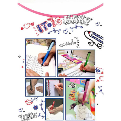 Hộp 10 Bút bi gel STABILO Palette 268 F 0.7mm (GP268F/10) - Đỏ