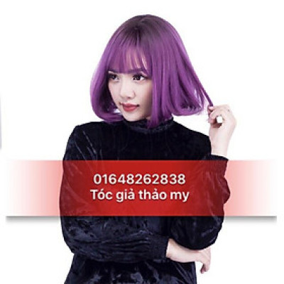 Tóc giả cao cấp cosplay nhật bản- tặng lưới chùm tóc- hình thật