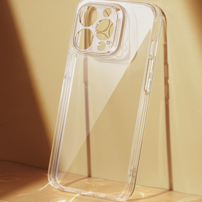 Ốp Lưng Cho iPhone 14 Pro Max ESR Classic Hybrid Case (Mặt Lưng Kính Cường Lực Có Che Camera) - Hàng Chính Hãng