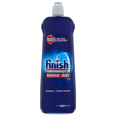 Nước làm bóng và khô chén, đĩa Finish Dishwasher Rinse Aid Shinier & Drier Dishes 800ml QT017394