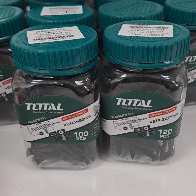 BỘ VÍT BẮT TƯỜNG ST3.5X25MM-ST4.2X63MM TOTAL  - HÀNG CHÍNH HÃNG