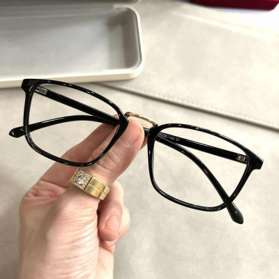 Kính gọng nhựa dẻo nam nữ hình chữ nhật chất liệu siêu bền, siêu nhẹ