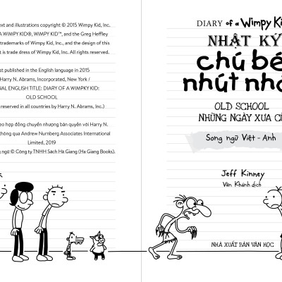 Nhật Ký Chú Bé Nhút Nhát song ngữ Việt Anh Tập 10 Những Ngày Xưa Cũ