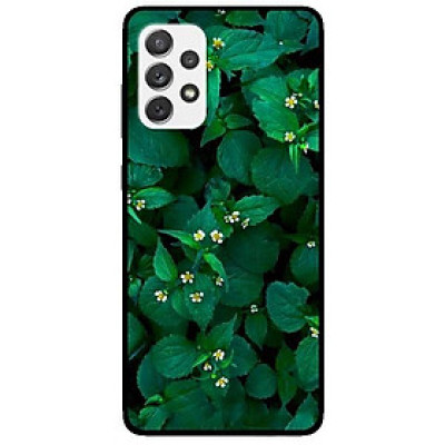 Ốp lưng dành cho Samsung A32 - A52 - A72 mẫu Lá Xanh Hoa Trắng