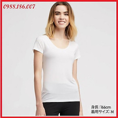 Áo làm mát nữ UNQ cổ tròn cộc tay