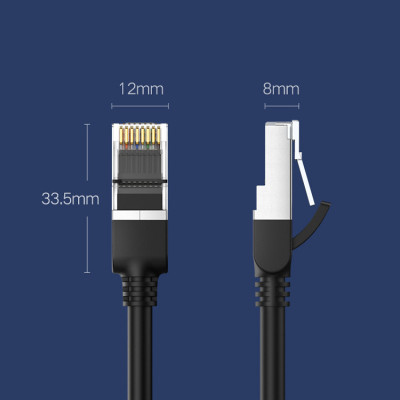 Cáp mạng Cat6 UTP đầu bọc kim loại dài 5m Ugreen 50193 - Hàng Chính Hãng