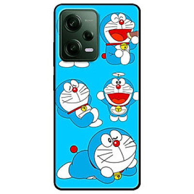 Ốp lưng dành cho Redmi Note 12 - Redmi Note 12 Pro 4G - Redmi Note 12 Pro 5G - Mèo Do Ra Mon - Hàng Chính Hãng