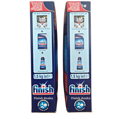Combo 3 hộp muối rửa bát finish 1,5kg (3x1.5=4.5kg)