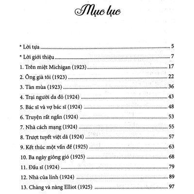 Ernest Hemingway - Truyện Ngắn