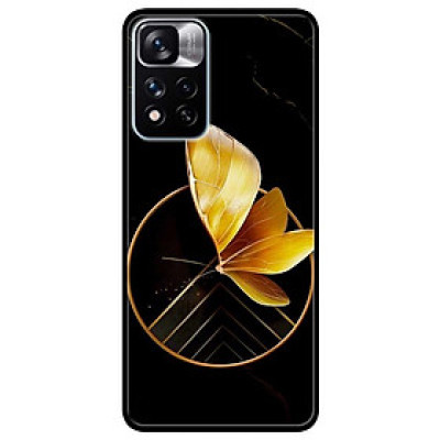 Ốp lưng dành cho Xiaomi Redmi Note 11 Pro 5G ( Bản Nội Địa ) - Vòng Tròn Bướm Vàng
