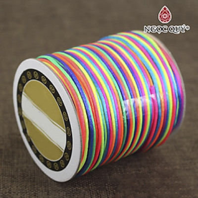 Cuộn 52m dây tim bóng đa sắc 1.5mm - Ngọc Quý Gemstones