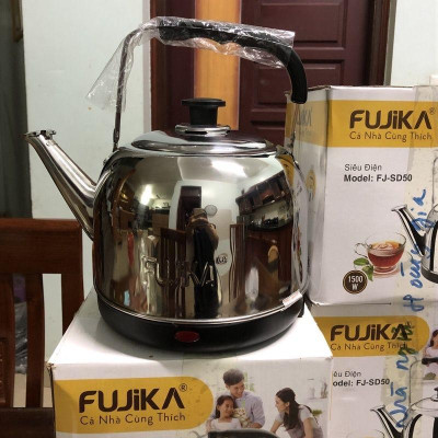 [mẫu mới] Siêu điện đun nước siêu tốc 5L Fujika tự ngắt khi sôi hàng chính hãng bảo hành 12 tháng