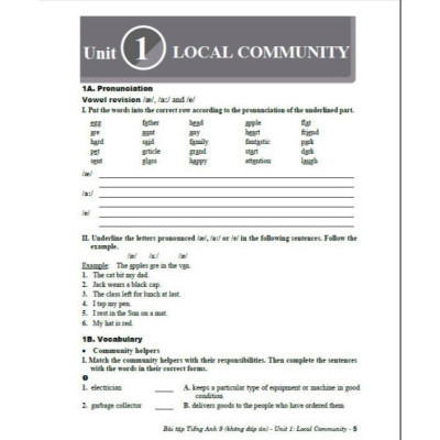 Sách - Bài tập tiếng anh 9 Global Success (Kết nối tri thức) tặng file đáp án (HA-mk)