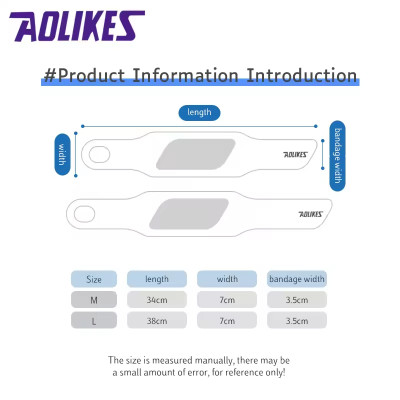 Bộ 2 băng cổ tay AOLIKES A-7935-2 bảo vệ tối ưu cho cổ tay - (1 đôi)