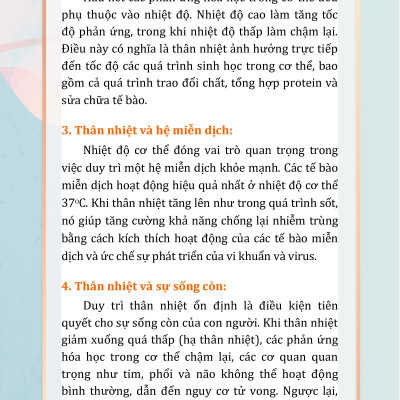 Thân Nhiệt Quyết Định Sinh Lão Bệnh Tử + Thân Nhiệt Chìa Khóa Để Sống Khỏe Mạnh Và Trường Thọ + Thân Nhiệt Năng Lượng Cốt Yếu Của Sự Sống