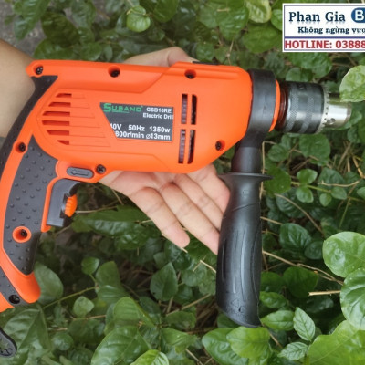 Máy Khoan SUSANO Đầu Khoan13mm Có Chế Độ Búa Công Suất 1350W - Có Điều Chỉnh Tốc Độ - Motor 100% Dây Đồng