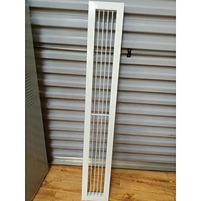 Cửa gió hồi nan bầu dục kích thước 1200x200mm miệng gió điều hòa âm trần