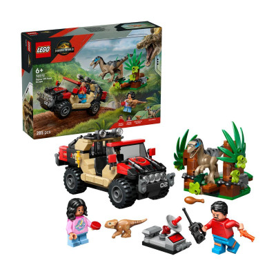 LEGO JURASSIC 76972 Đồ Chơi Lắp Ráp Cuộc Tẩu Thoát Khỏi Raptor (285 chi tiết)