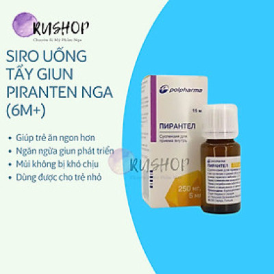 Lọ Siro Tẩy Giun Piranten Nga (6M+)