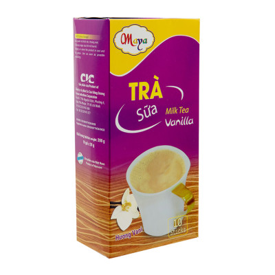 2 Hộp Trà Sữa Maya Hương Vanilla Cocoa Indochine (2 Hộp x 10 Sticks x 20g)