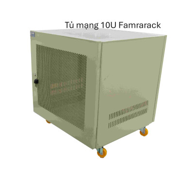 Tủ Mạng 10UD600 Famrack – Tủ Rack 10U Hàng Chính Hãng, Chuẩn 19” – Dùng Cho Thiết Bị Mạng, Camera
