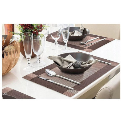 Combo 06 Tấm lót bàn ăn bằng nhựa PVC cao cấp - khăn chải bàn ăn lịch sự sạch sẽ trên bàn ăn